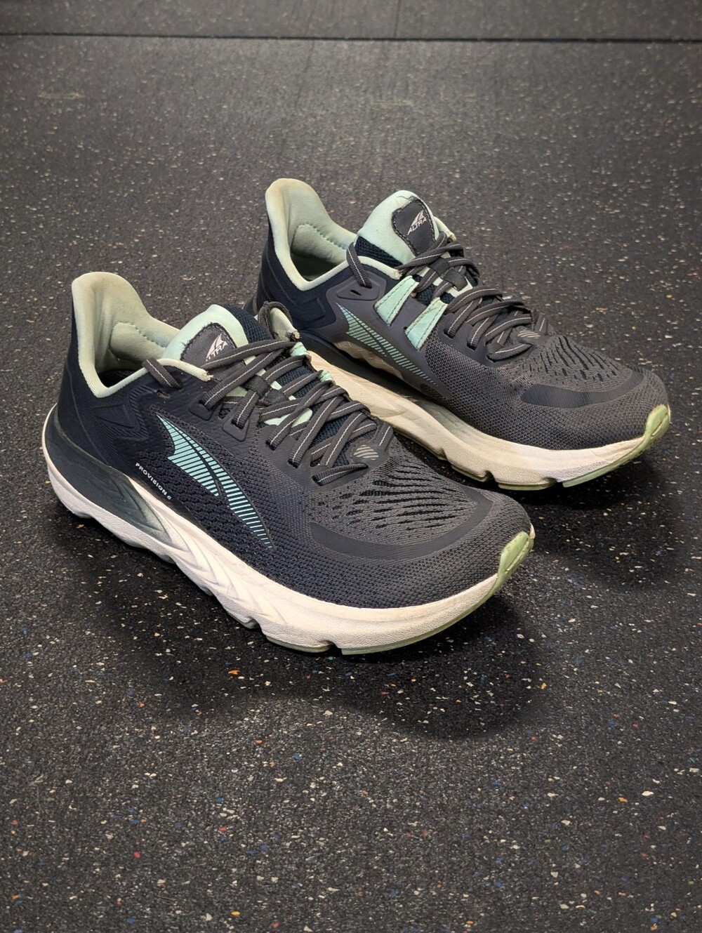 Altra Provision 6 Gray Blue Running Shoes Athletic Sneakers Womens Size 8